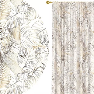 Zasłony Gotowe Na Taśmie Zasłona Na Żabki 140X250 - Zasłony - miniaturka - grafika 1