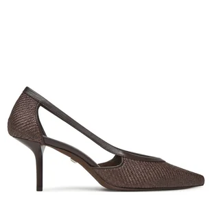 Szpilki Max Mara Strawpump 2514521312600 Brązowy - Czółenka - miniaturka - grafika 1