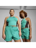 Koszulki sportowe damskie - Puma Top sportowy "Fit" w kolorze turkusowym - miniaturka - grafika 1