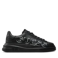Sneakersy męskie - Sneakersy Guess FMPELB FAB12 Czarny - miniaturka - grafika 1