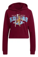 Bluzy damskie - Bluza damska Adidas Disney Bambi bordowa bawełniana-S - miniaturka - grafika 1