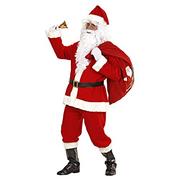 Paski - Widmann - Kostium Świętego Mikołaja, tunika, spodnie, pasek, kapelusz, osłony na buty, peruka, broda z wąsami, brwi, Boże Narodzenie, Boże Narodzenie, karnawał, impreza tematyczna - miniaturka - grafika 1