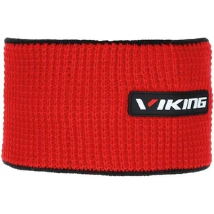 Opaska zimowa Viking Zak 34 czarno-czerwony - Czapki i chusty sportowe damskie - miniaturka - grafika 1