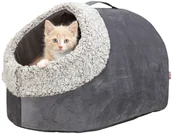 Legowiska dla kotów - TRIXIE Calida legowisko zamknięte dla kota z wkładką odbijającą ciepło 50x30x35 cm - miniaturka - grafika 1