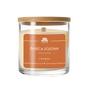Świece - Świeca sojowa zapachowa Cynamon 150 g - miniaturka - grafika 1