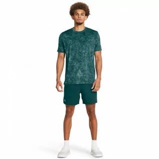 Spodnie sportowe męskie - Męskie spodenki treningowe Under Armour UA Vanish Woven 6in Shorts - zielone - UNDER ARMOUR - grafika 1