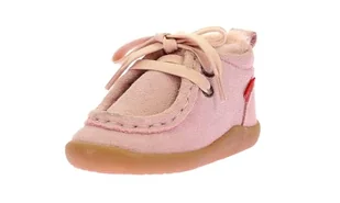 Kickers Chłopiec Unisex Kinder FREEZY Botki, 21 EU, Różowy, 21 EU - Botki damskie - miniaturka - grafika 1
