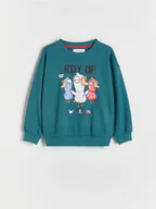 Bluzy dla chłopców - Reserved - Bluza Goose Goose Duck - morski - miniaturka - grafika 1