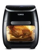 Frytkownice - Tower Xpress Pro Kombinacja T17076 Vortx 10-in-1 Cyfrowy Air Frytkownica Piekarnik z Rapid Air Obieg, 60-Minuta Timer, 11 L, 2000 W, Czarny - miniaturka - grafika 1