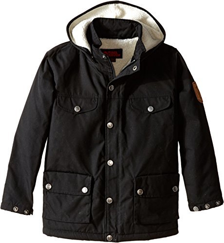 Fjällräven dziecięca kurtka Kid's Greenland zimowa, czarna, 134