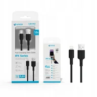Kable USB - Kabel USB - Apple Lightning 3.4A Kabel do iPhone 1,5 M czarny - miniaturka - grafika 1