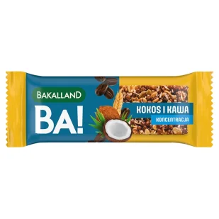 Bakalland Baton BA!lans Kokosowe Brownie 35 g - Batoniki - miniaturka - grafika 1