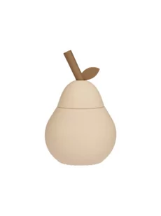 Kubek ze słomką Pear Cup Vanilla OYOY - Kubki dla dzieci - miniaturka - grafika 1