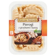 Szybkie dania obiadowe - Karczma Bukówka Pierogi z grzybami i kaszą 500 g - miniaturka - grafika 1