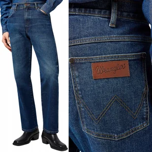 Wrangler FRONTIER Meadow Haze DżINS proste luźne spodnie jeansowe W32 L32 - Spodnie męskie - miniaturka - grafika 1