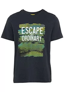 Camel Active T-Shirt Męski, Niebieski Night Blue, S - Koszulki męskie - miniaturka - grafika 1