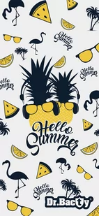 Dr.Bacty Ręcznik szybkoschnący 60x130 cm - hello summer (DRC-L-HELLOSUMMER) RB - Ręczniki - miniaturka - grafika 1