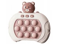 Zabawki zręcznościowe - Urządzenie sensoryczne RICHTOYS Pop It Miś Brązowy - miniaturka - grafika 1