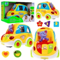 Łamigłówki - Muzyczny Autobus Sorter Napęd Pianinko Dźwięk Led - miniaturka - grafika 1