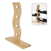 Stojaki na wino - Drewniany nowoczesny stojak na wino na 4 butelki - miniaturka - grafika 1