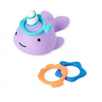 Skip Hop, Zoo, Ringo do kąpieli, Narwal - Miseczki i talerzyki dla dzieci - miniaturka - grafika 1