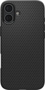 Spigen Liquid Air iPhone 16 matte black - Etui i futerały do telefonów - miniaturka - grafika 1