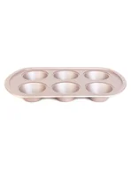 Formy do ciast - Forma do pieczenia muffinek non-stick Salter Metallic, 31,8 x 19 x 3,5 cm - miniaturka - grafika 1