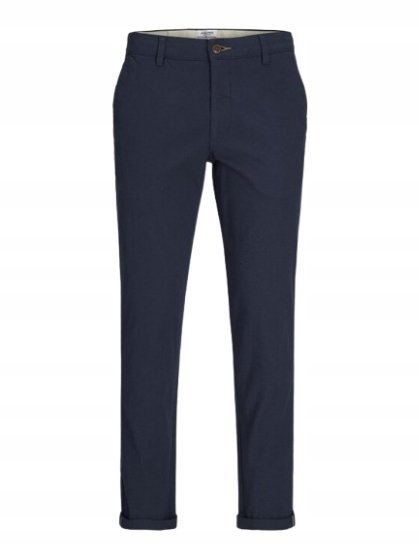 JACK&JONES SPODNIE CASUAL CHINOS PROSTE Z MANKIETEM 32/32 N2A