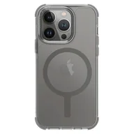 Etui i futerały do telefonów - UNIQ etui Combat iPhone 15 Pro 6.1" Magclick Charging szary/frost grey - miniaturka - grafika 1