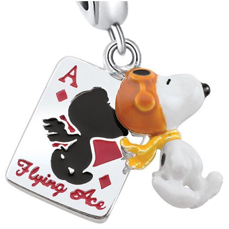 Charms Zawieszka Charms Piesek Snoopy Trusky