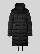 Płaszcze damskie - Płaszcz pikowany z kapturem - miniaturka - grafika 1