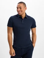 Koszulki męskie - JOOP! Męska koszulka polo - JJ-10Preston Mężczyźni Bawełna niebieski jednolity, XXL - miniaturka - grafika 1