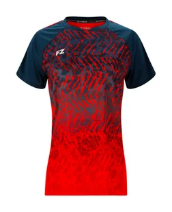Koszulka damska FZ Forza  Alva W S/S Tee Fiery Red M - Koszulki sportowe damskie - miniaturka - grafika 1