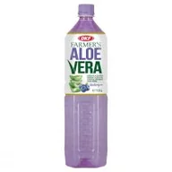 Soki i napoje niegazowane - Okf Napój Farmers Aloe Vera z cząstkami aloesu Blueberry 1.5 l - miniaturka - grafika 1