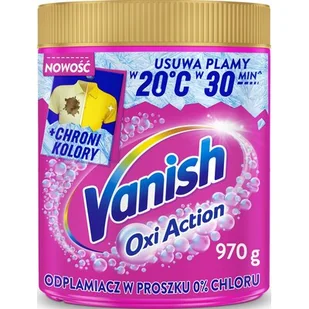 Odplamiacz do prania VANISH Oxi Action Różowy 0.97 kg - Środki do prania - miniaturka - grafika 1