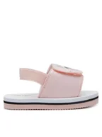 Buty dla dziewczynek - Karl Lagerfeld Kids Sandały Z30384 M Różowy - miniaturka - grafika 1