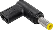 Zasilacze do laptopów - Zasilacz do laptopa Akyga Przejściówka do laptopa Akyga AK-ND-C01 USB-C / 5.5 x 2.5 mm - miniaturka - grafika 1