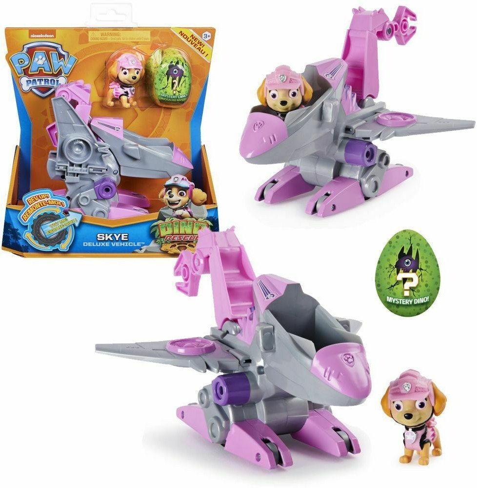 Paw Patrol Dino Deluxe Vehicles Skye