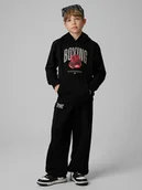 Spodnie i spodenki dla chłopców - 4F Spodnie dresowe joggery chłopięce - czarne 158/164 (12-14 lat) - miniaturka - grafika 1