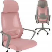 Fotele i krzesła biurowe - Fotel Futura Różowy (Pakowany) - miniaturka - grafika 1