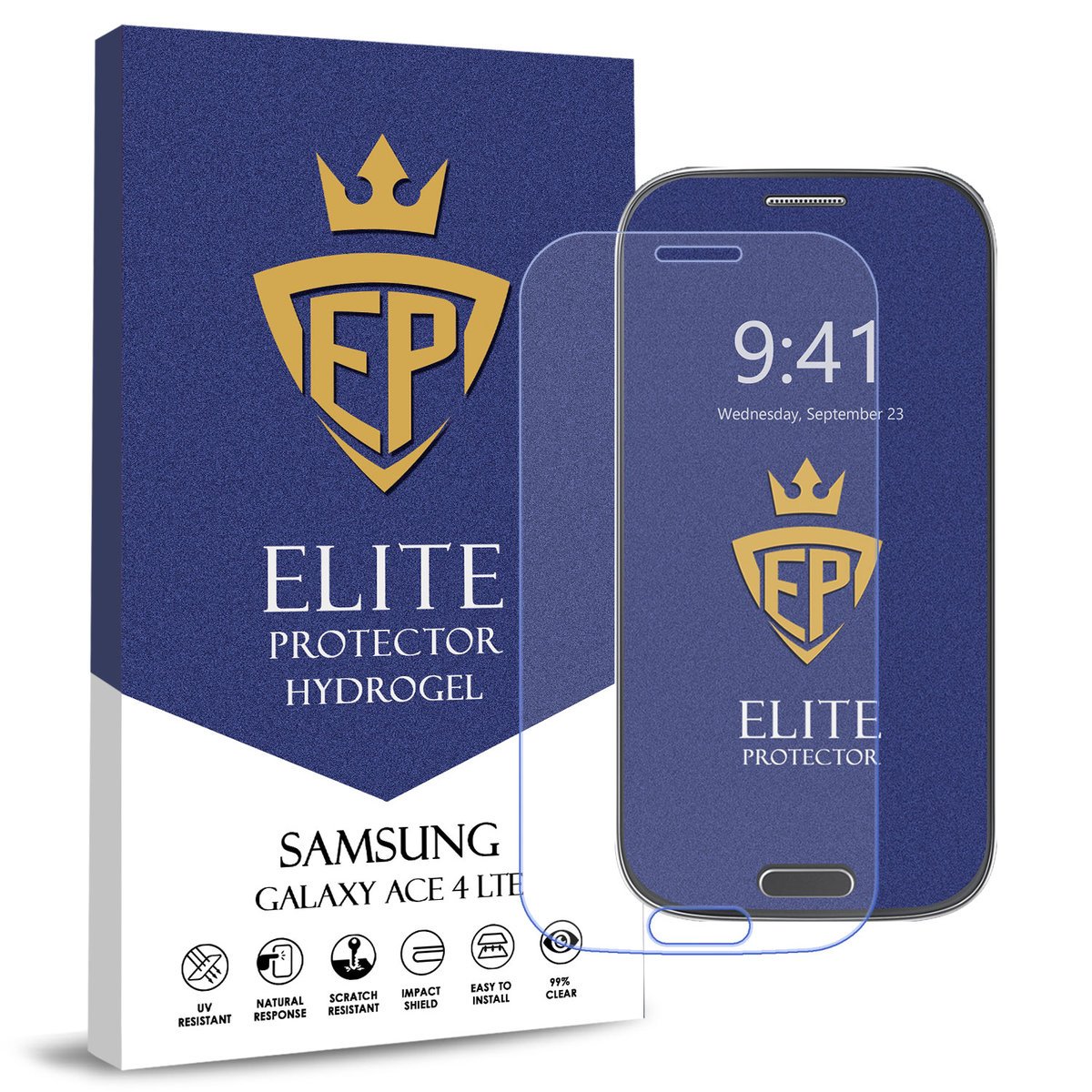 FOLIA 5D CAŁY EKRAN NA TELEFON DO SAMSUNG GALAXY ACE 4 LTE HYDROŻELOWA