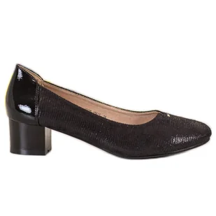 Tekstylne Czółenka VINCEZA czarne - Vinceza - Czółenka - miniaturka - grafika 1