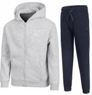 Dresy męskie - 4F CHĹOPIÄCY DRES KOMPLET BLUZA ROZPINANA SPODNIE / rozm 164 - miniaturka - grafika 1