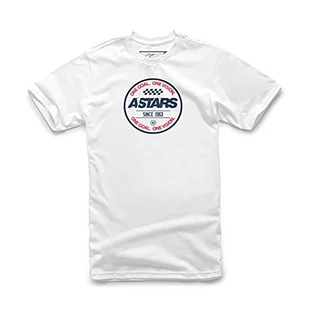 Alpinestars Męska koszulka z okrągłym wzorem biały XL - Koszulki męskie - miniaturka - grafika 1