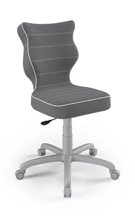 Fotel biurowy, krzesło biurowe Krzesło młodzieżowe, Entelo, Petit szary, Jasmine 33, rozmiar 6 - Fotele i krzesła biurowe Fotel biurowy, krzesło biurowe Krzesło młodzieżowe, Entelo, Petit szary, Jasmine 33, rozmiar 6 - Fotele i krzesła biurowe - miniaturka - grafika 1