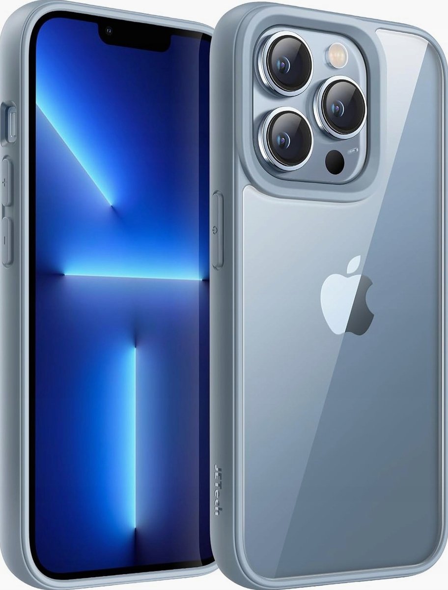 JETech Etui dla iPhone 13 Pro 6,1 Cala, Odporny na Wstrząsy Osłona Bumper Telefonu, Jednolitym Kolorze Matowe Ramka z TPU, Odporny na Zarysowania Pr..