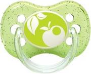Smoczki uspokajające - Canpol babies Smoczek silikonowy, okrągły, 6-18m, Nature, Zielony - miniaturka - grafika 1