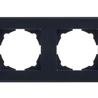 Klawisze i ramki - Ramka poczwórna LEONA antracyt SCHNEIDER - miniaturka - grafika 1