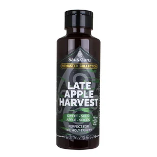 SOS BBQ dresing SŁODKO KWAŚNY sos LATE APPLE HARVEST PITMASTER SAUCE 500 ml - Majonezy i dressingi - miniaturka - grafika 1