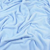 Pasmanteria - Welur bawełniany odzieżowy - błękitny - miniaturka - grafika 1